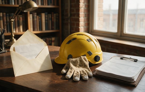 Carta de despido, casco y guantes de trabajo: impugnación de un ERTE